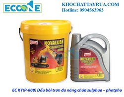 EC KY P608 Dầu bôi trơn đa năng chứa Sulphua & Phốt pho cho thiết bị cơ khí công nghiệp